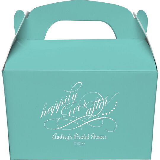 Happily Ever After Gable Favor Boxes